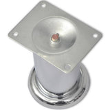 NNEVL Sofa Legs 8 pcs Round Chrome 60 mm