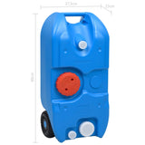 NNEVL Wheeled Water Tank for Camping 40 L Blue