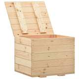 NNEVL Storage Box 60x54x50.7 cm Solid Pine Wood