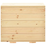 NNEVL Storage Box 60x54x50.7 cm Solid Pine Wood