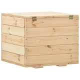 NNEVL Storage Box 60x54x50.7 cm Solid Pine Wood