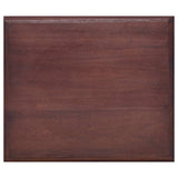 NNEVL Bedside Table Classical Brown 35x30x60 cm Solid Mahogany Wood