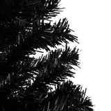 NNEVL Artificial Christmas Tree with Stand Black 180 cm PVC