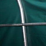 NNEVL Removable Livestock Tent PVC 550 g/m² 3.3x3.2 m Dark Green