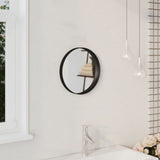 NNEVL Wall Mirror Black 30 cm