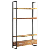 NNEVL Highboard 118x30x200 cm Solid Reclaimed Wood