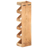 NNEVL Wine Rack for 5 Bottles Solid Acacia Wood