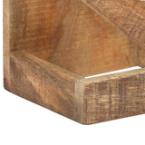 NNEVL Wine Rack for 5 Bottles Solid Mango Wood