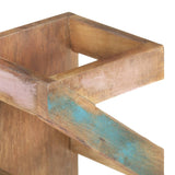 NNEVL Wine Rack for 5 Bottles Solid Reclaimed Wood