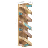 NNEVL Wine Rack for 5 Bottles Solid Reclaimed Wood