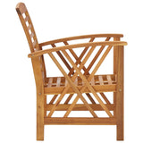 NNEVL Garden Chairs 2 pcs Solid Acacia Wood