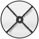 NNEVL Garden Table Black Ø60x70 cm Steel