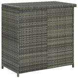 NNEVL 3 Piece Bar Set Poly Rattan Grey