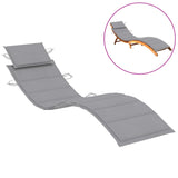 NNEVL Sun Lounger Cushion Grey 186x58x3 cm