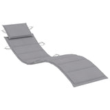 NNEVL Sun Lounger Cushion Grey 186x58x3 cm