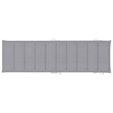 NNEVL Sun Lounger Cushion Grey 186x58x3 cm