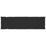 NNEVL Deck Chair Cushion Black (75+105)x50x3 cm