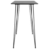 NNEVL 5 Piece Bar Set Black and Grey