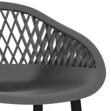 NNEVL 5 Piece Bar Set White and Grey