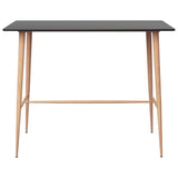 NNEVL 5 Piece Bar Set Black and Grey