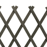 NNEVL Garden Trellis Fence Grey 120x60 cm Solid Firwood