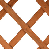 NNEVL Garden Trellis Planter Orange 45x30x74 cm Solid Firwood
