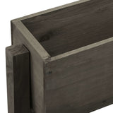 NNEVL Garden Folding Planter Grey 60x14x75 cm Solid Firwood