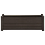 NNEVL Garden Raised Bed PP Mocha 100x43x35 cm