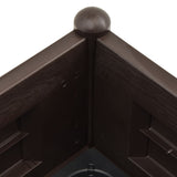 NNEVL Garden Raised Bed PP Mocha 100x43x35 cm