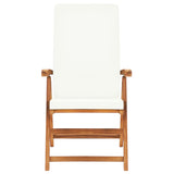 NNEVL 7 Piece Garden Dining Set with Cushions Solid Teak Wood