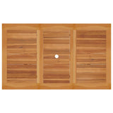 NNEVL 7 Piece Garden Dining Set Solid Teak Wood