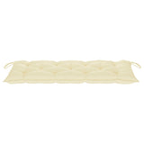 NNEVL Garden Bench with Cushion 120 cm Solid Acacia Wood
