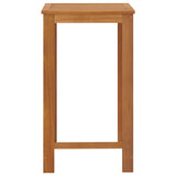 NNEVL 3 Piece Garden Bar Set with Cushions Brown