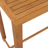 NNEVL 9 Piece Garden Bar Set with Cushions Brown