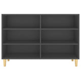 NNEVL Sideboard Grey 103.5x35x70 cm Chipboard