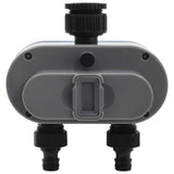 NNEVL Digital Water Timer with Dual Outlet and Moisture Sensor