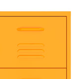 NNEVL Drawer Cabinet Mustard Yellow 80x35x101.5 cm Steel