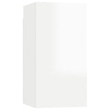 NNEVL TV Cabinets 4 pcs High Gloss White 30.5x30x60 cm Chipboard