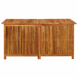 NNEVL Garden Storage Box 150x80x75 cm Solid Wood Acacia