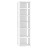 NNEVL Shoe Cabinet White 25x27x102 cm Chipboard