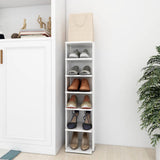 NNEVL Shoe Cabinet White 25x27x102 cm Chipboard
