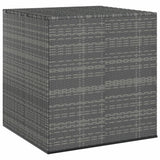 NNEVL Garden Cushion Box PE Rattan 100x97.5x104 cm Grey