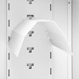 NNEVL Saddle Cabinet White 53x53x140 cm Steel