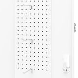 NNEVL Saddle Cabinet White 53x53x140 cm Steel