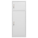 NNEVL Saddle Cabinet Light Grey 53x53x140 cm Steel