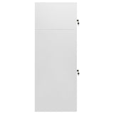 NNEVL Saddle Cabinet Light Grey 53x53x140 cm Steel