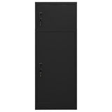 NNEVL Saddle Cabinet Black 53x53x140 cm Steel