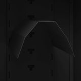 NNEVL Saddle Cabinet Black 53x53x140 cm Steel