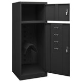 NNEVL Saddle Cabinet Anthracite 53x53x140 cm Steel