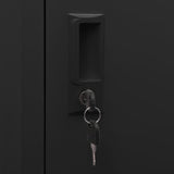 NNEVL Saddle Cabinet Anthracite 53x53x140 cm Steel